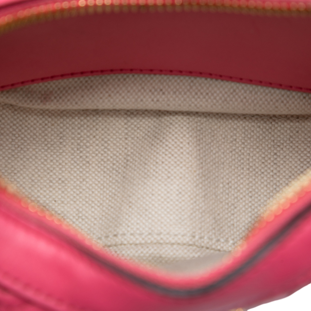 Pre-Loved Gucci Mini GG Marmont Matelasse Calfskin Satchel - Picture 4 of 6
